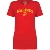 USMC T-Shirt - United States Marines Basic P/T Shirt - Women's Marine Corps Shirt