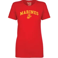 USMC T-Shirt - United States Marines Basic P/T Shirt - Women's Marine Corps Shirt
