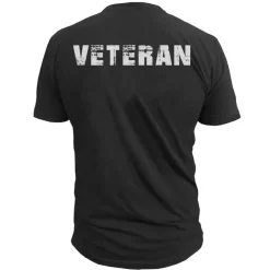 USMC T-Shirt - Veteran Flag Men's Marine T-Shirt