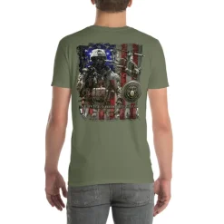 USMC- Veteran Flag - T-Shirt