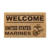 USMC Welcome 18 x 30 inch Coir Doormat