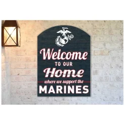 USMC Welcome 16 x 22 inch Indoor Outdoor Sign