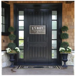 USN Woodgrain 11 x 20 inch Sign