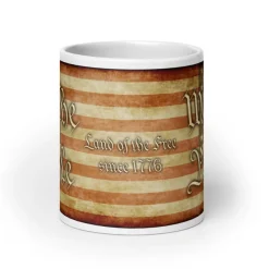 We The People Patriotic 20oz Coffee Mug by 7.62 Design